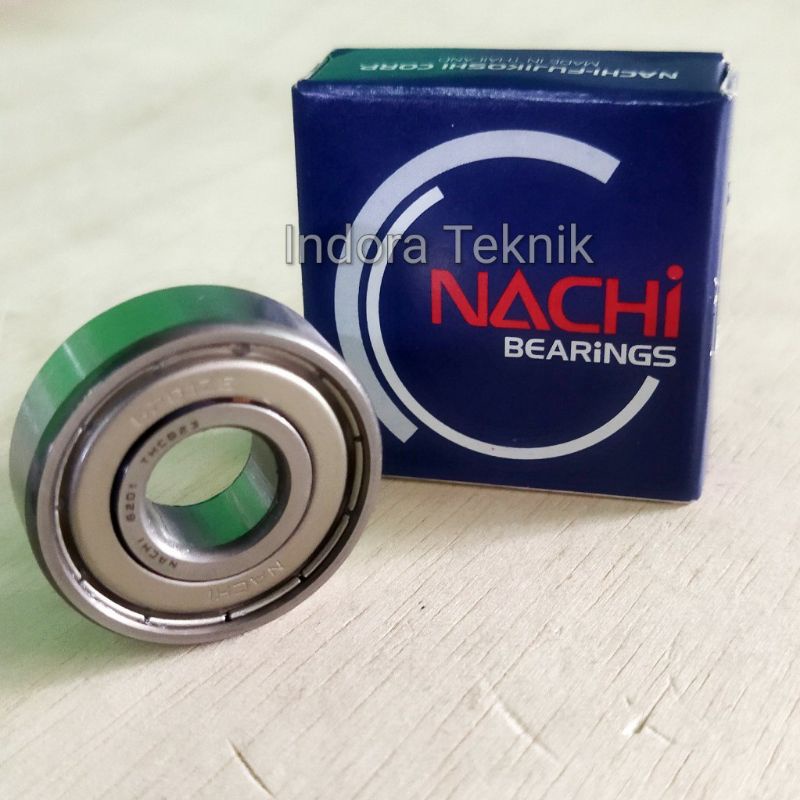 Bearing NACHI Thailand 6201 zz 6201zz - Tutup Besi