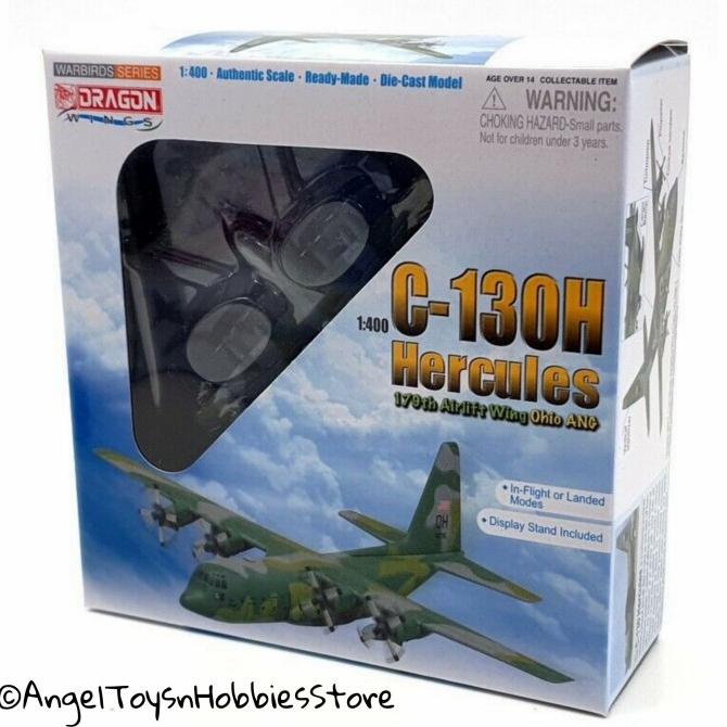 Miniatur Pesawat Diecast Dragon Models 1/400 C-130H Hercules Usaf