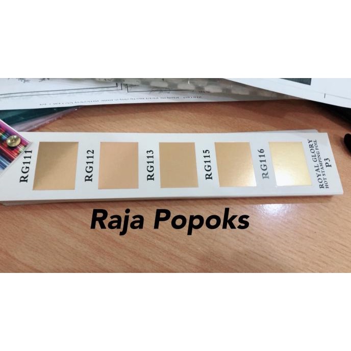 

ROYAL GLORY RG HOT STAMPING FOIL EMAS DOFF uk 120M x 32CM