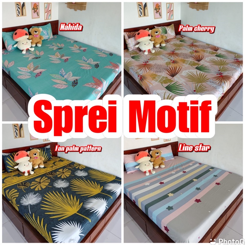 Sprei homemade !!! Sprei aesthetic korea katun sprei cantik sprei anak sprei home made sprei motif kotak