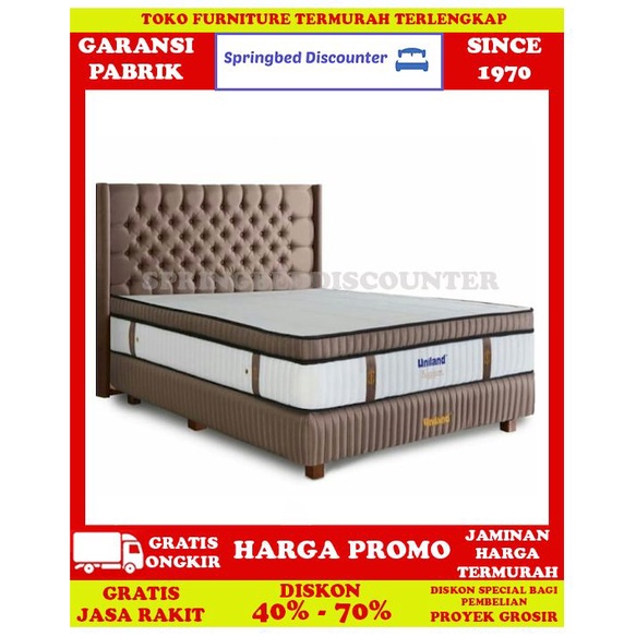 Springbed UNILAND PLATIUM ptop MEGAN ROSEGOLD MANILA 100x200 Set
