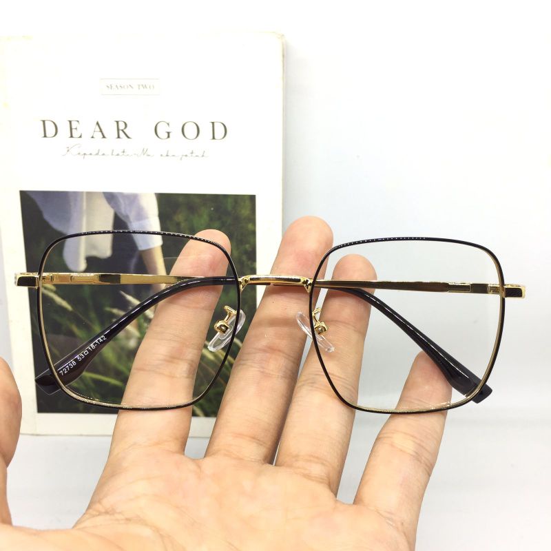 Kacamata Baca 72738 +1.00 sd +3.00 Kacamata Baca Kotak Cewek Cowok