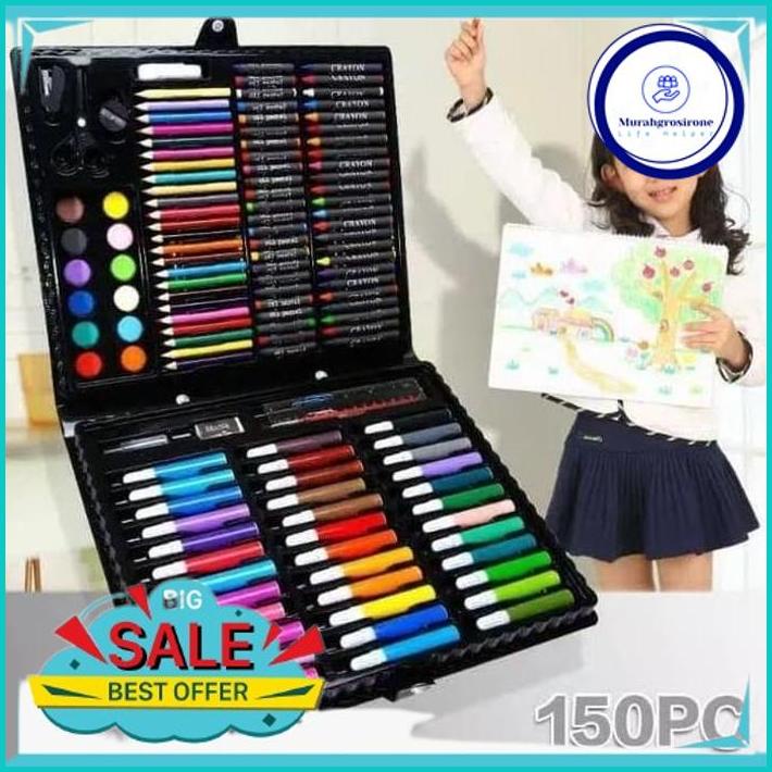 

PENSIL WARNA ART SET FULL CRAYON 150 PCS ANAK ALAT SENI LUKIS GAMBAR TERBARU