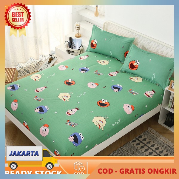 Seprei Aesthetic 180X200 160X200 120X200 90X200 Sepre Homemade Murah Karakter Motif Terbaru Korean S