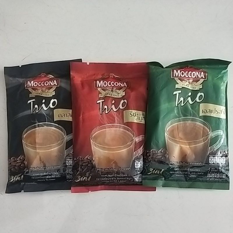 

Moccona Trio Instant 3in1 Coffee Mocona isi 4stik