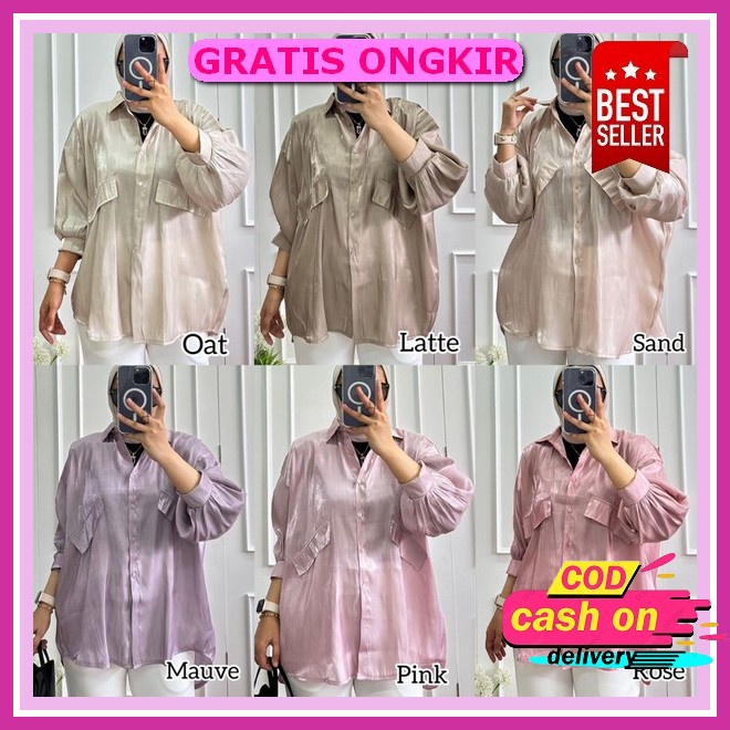 Baju Cewek Kekinian Korea Viral Shimer Korean Style Terlaris Terbaru 2023 Bju Atasan Wanita Polos Vi