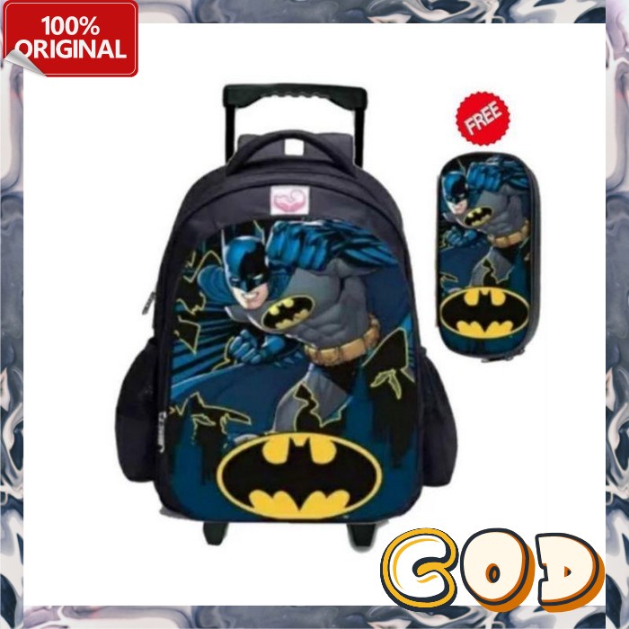 Tas Ransel Koper Sekolah Paud Trolly Dorong Skolah Tk Rangsel Karakter Trolli Tas Troli Anak Laki La