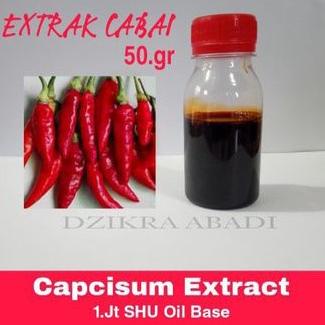 

Ekstrak Cabe Cabai Merah Murni / Pure Capsicum 1.juta shu 50.gr Best Seller