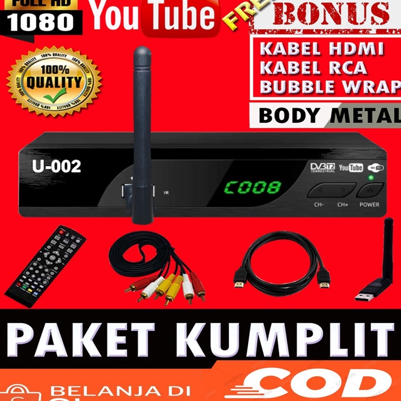 Original DVB T2 DVB-T2 STB ESTEBE SET TOP BOX SET BOX TV DIGITAL SETOP BOX ALAT PENANGKAP SIARAN DIG