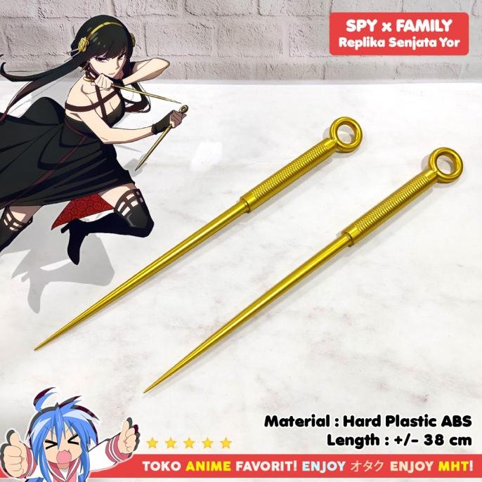 Replika Senjata Spy X Family Yor Forger Thorn Princess Cosplay