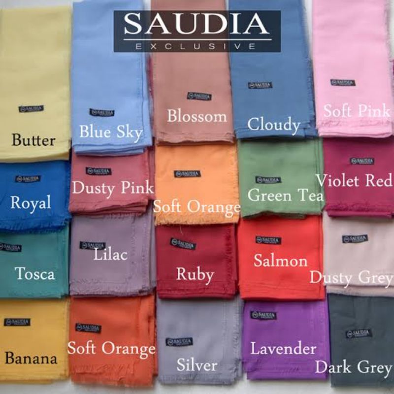 Saudia hijab segi empat/ hijab segi empat saudia