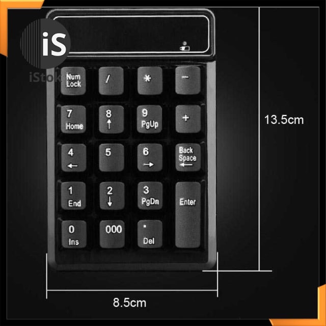 Etmakit Numeric Keypad Numpad Bluetooth 4.0 - 119477 - ISNEW