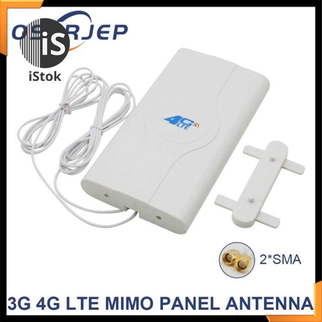 Oserjep MIMO Antena 3G 4G LTE Dual SMA Connector - LF-ANT4G01 - ISNEW