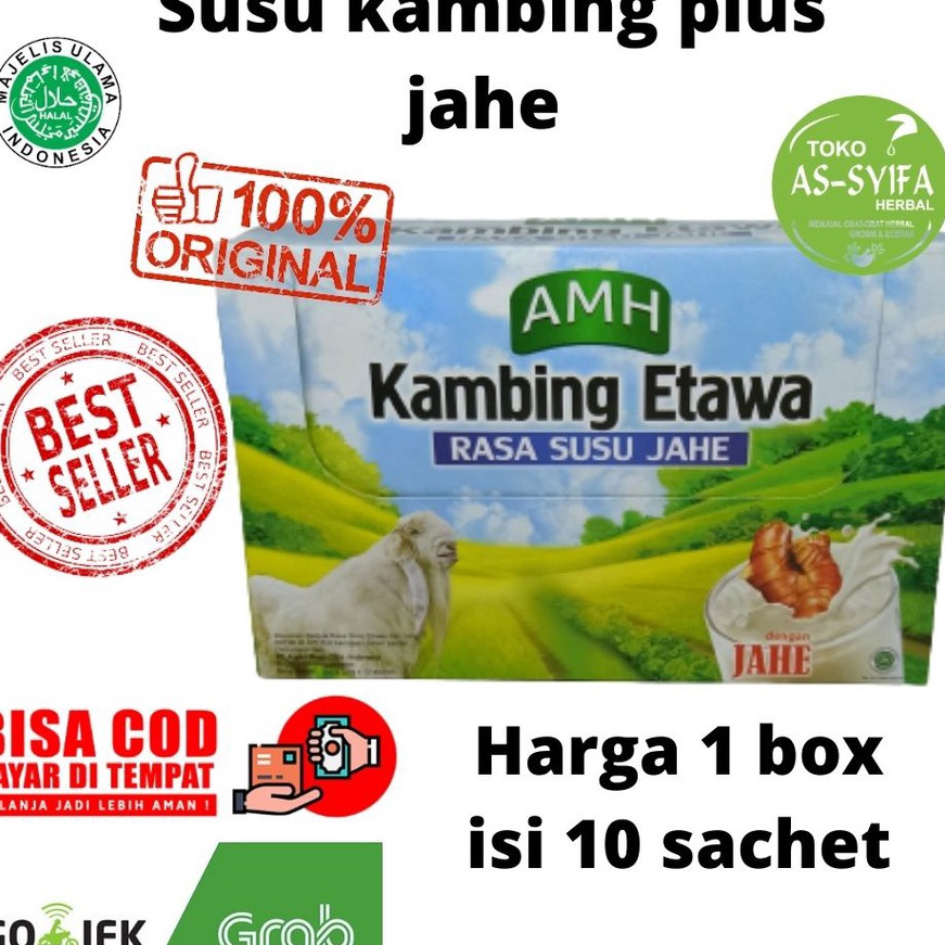 

✔✔SALE✔✔ Susu Kambing Etawa AMH Plus Jahe asli
