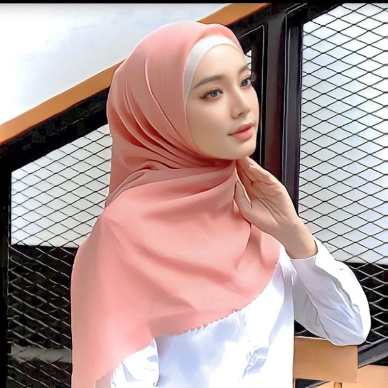 hijab segiempat Bella square laser cut premium/segiempat laser cut/hijab segiempat