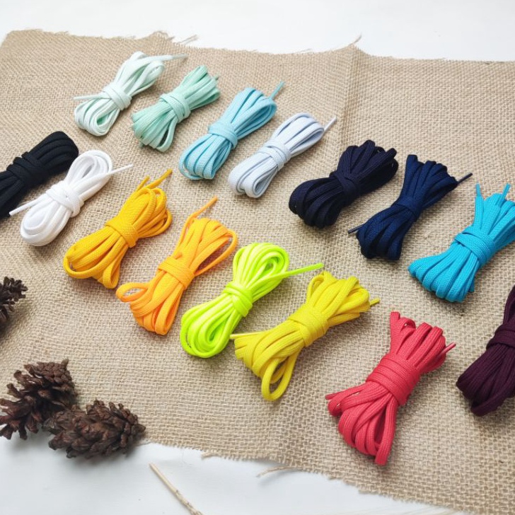 [KODE JIVEP] Tali Sepatu Futsal Sepak Bola Running Original Limited Lebar 4mm