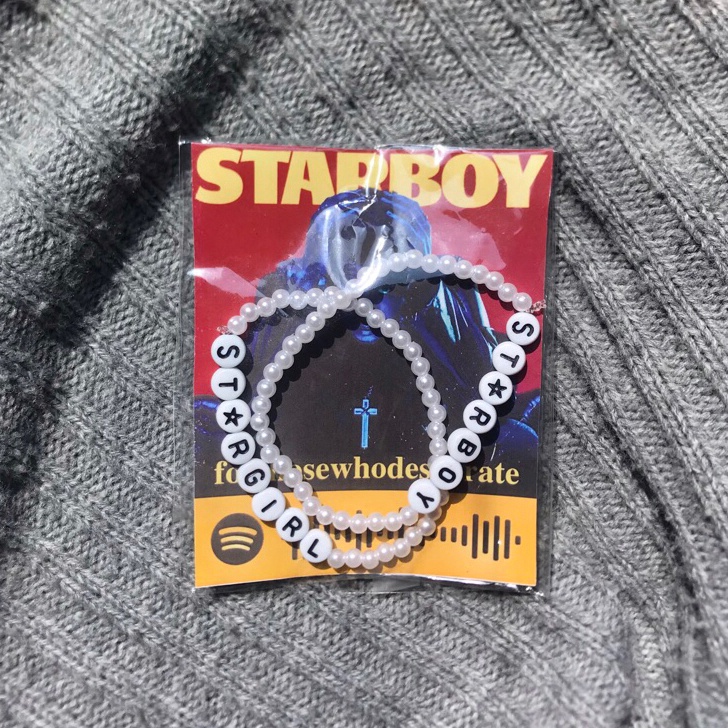 [KODE J9ITO] GELANG COUPLE STARBOY STARGIRL THE WEEKND BRACELET THE WEEKND ST☆RBOY ST☆RGIRL ESTHETIC