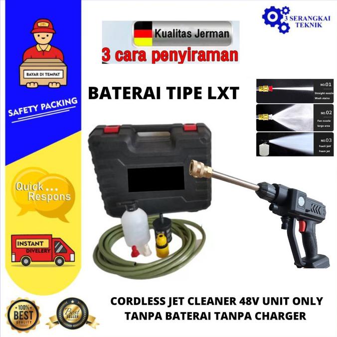 Terbaik Mesin Cordless Jet Cleaner Sunc Tools Unit Only Tanpa Baterai Original
