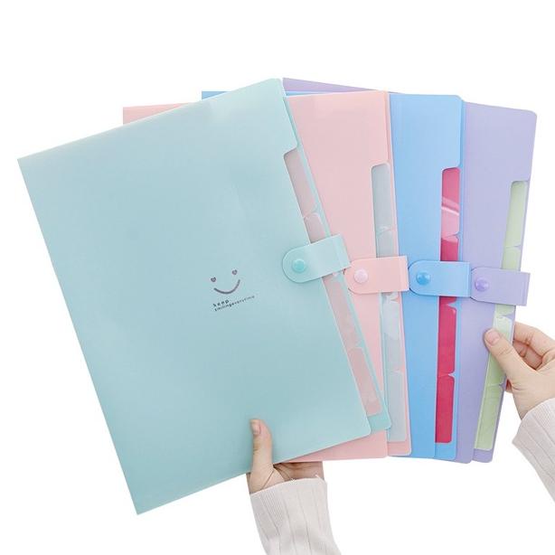 

Big Sale - B 059 | ORGANIZER FILE FOLDER 5 SLIDE SMILE | DOCUMEN BAG 5 POCKET | MAP SMILE !!