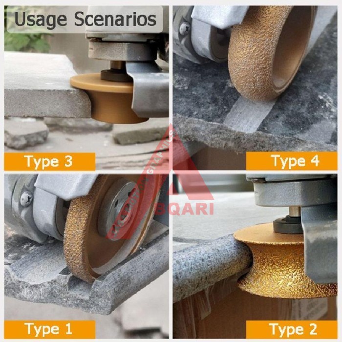 Mata Profil Granit / Mata Gerinda Bullnose / Diamond Grinding Wheel