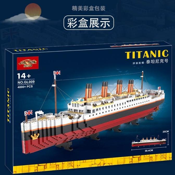 Diskon Spesial Mainan Block Lego Kapal Titanic Diy Aseemble Building Blocks Termurah