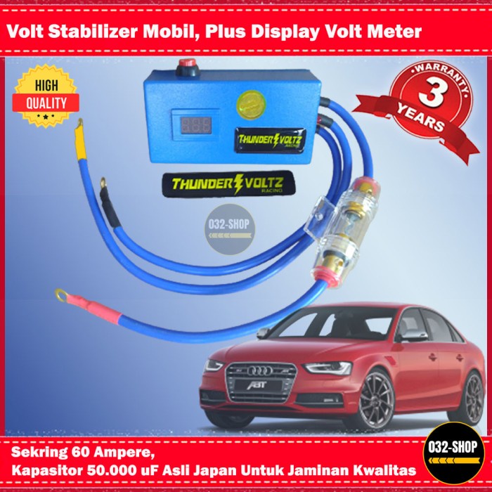 PREMIUM STABILIZER AKI MOBIL, VOLT STABILIZER, SPEED MAKER, GARANSI 3 TAHUN ORIGINAL TERBARU