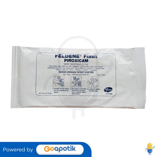 FELDENE FLASH 20 MG BLISTER 10 TABLET