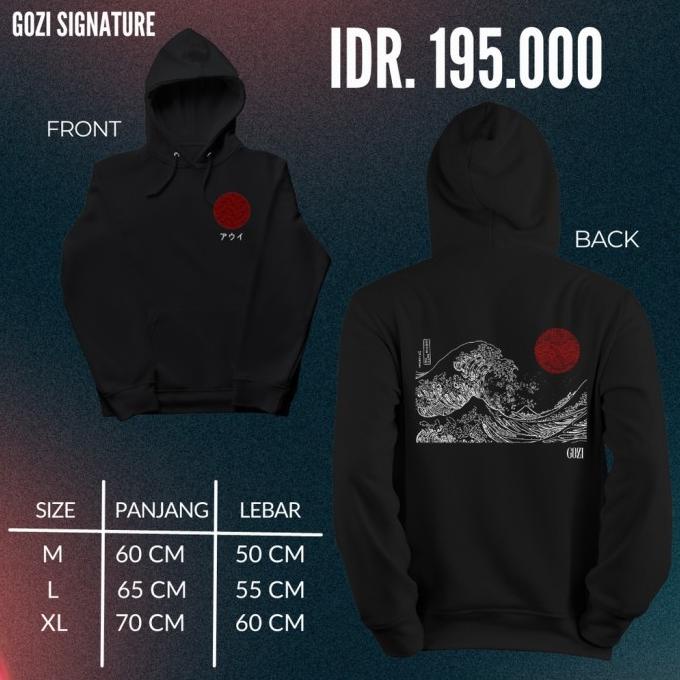 HOODIE DO249 - HOODIE GOZI SIGNATURE BY ALWI ASSEGAF AKATSUKI EL09I09A82L