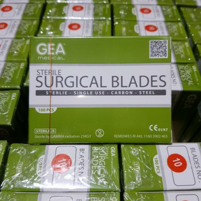 Bisturi No 10 11 15 18 20 21 22 23 24 Pisau Bedah Surgical Blade