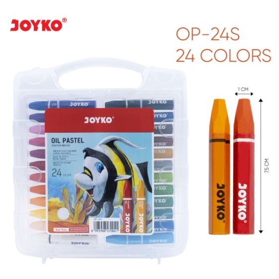 

Serbu Voucher Crayon 24 warna Titi JOYKO / oil pastel