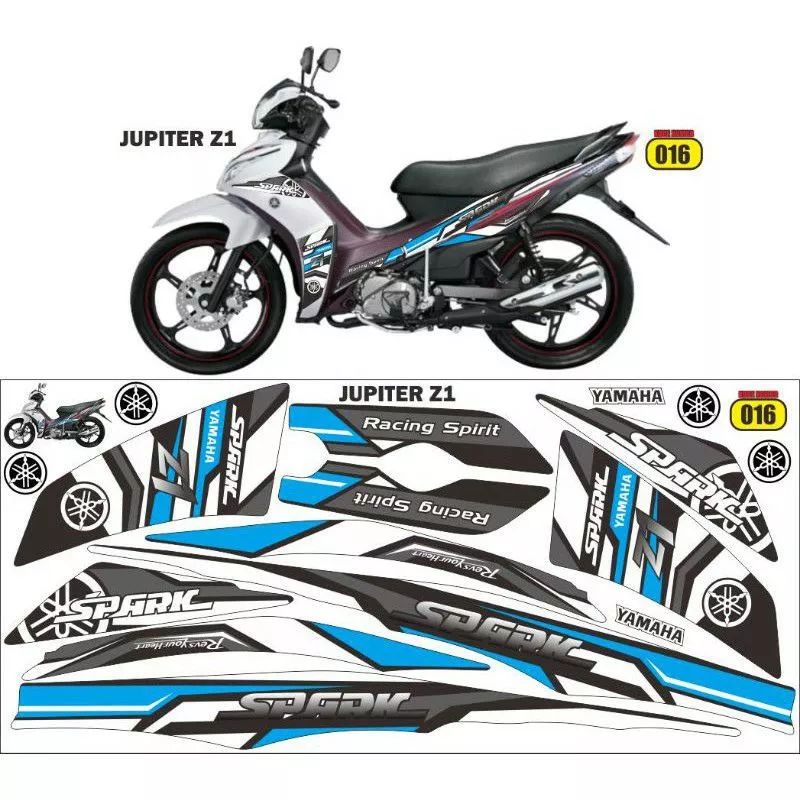 Decal Striping sticker jupiter Z1 / aksesoris body motor Yamaha Jupiter z 2010-2022