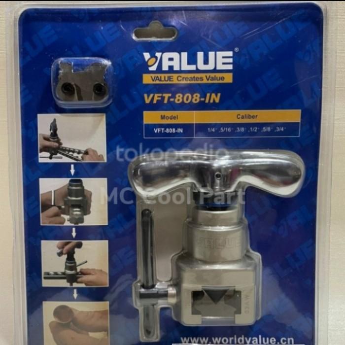 Alat Flaring Pipa Ac Merk Value Vft-808 Asli Original Flaring Tool
