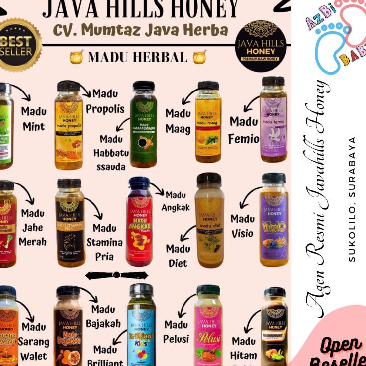 

Promo ✔️⭐ ❤️AZBI BABY❤️ MADU JAVAHILLS HONEY BPOM HALAL BERSANAD