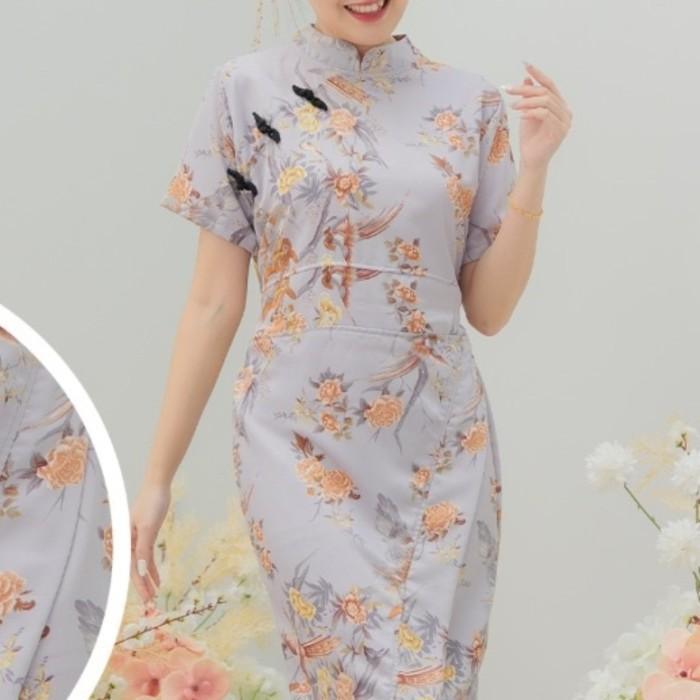 Terlaris Dress Cheongsam/Dress Imlek/Cheongsam Wanita/Baju Imlek/Amei/Sangjit