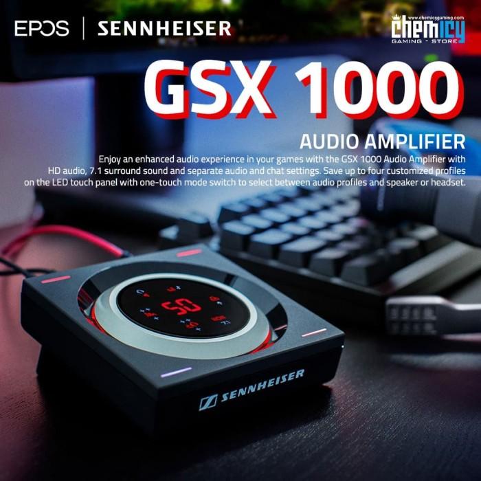 Soundcard Epos I Sennheiser Gsx 1000 Gaming Audio Amplifier External Sound Card