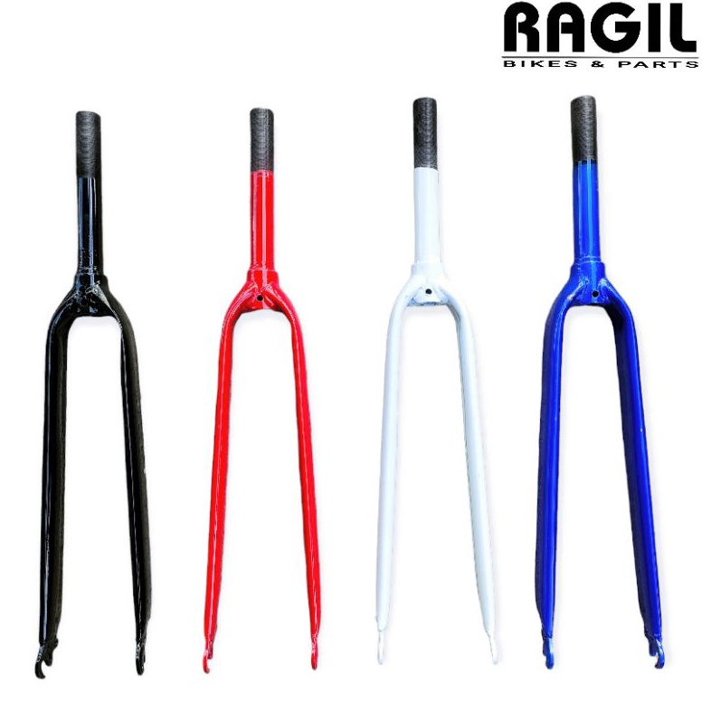 Best terlaris FORK SEPEDA FIXIE FIXI GARPU STANDAR BISA OVERSIZE 22.2 HITAM PUTIH MERAH BIRU 700 700