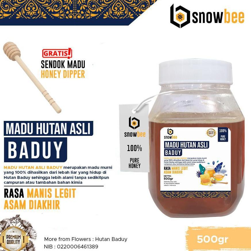 

MADU HUTAN BADUY ASLI SNOWBEE 500GR MADU ODENG HUTAN BADUY MURNI 100% Best Seller