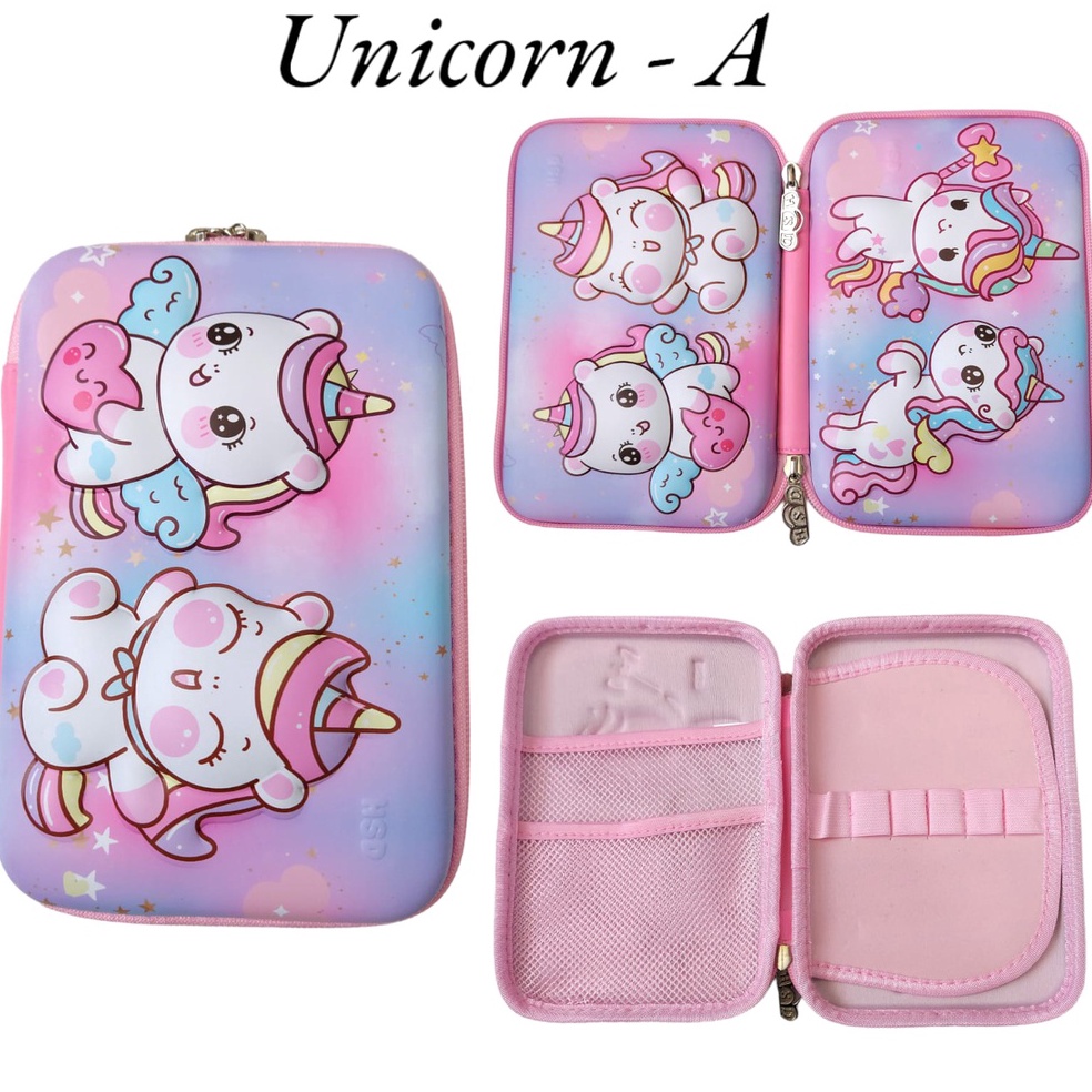 

Kualitas Premium AS Kotak tempat pensil hardcase Anak-anak Timbul 2D/3D bahan Import EJH