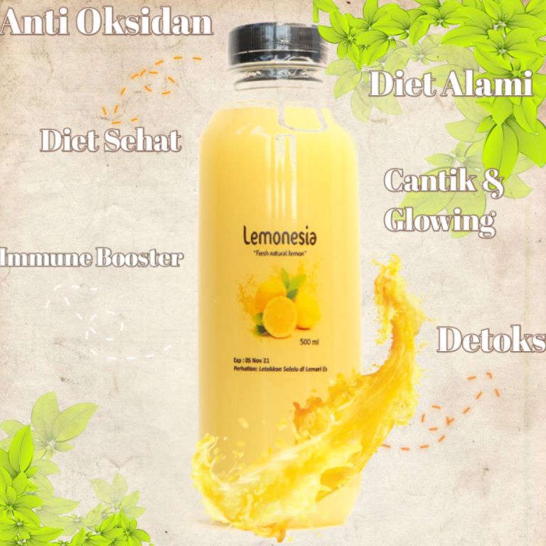 

Motif Terkini.. Sari Lemon LEMONESIA 500 ML 100% Murni, TERMURAH!! untuk Program Diet QHE