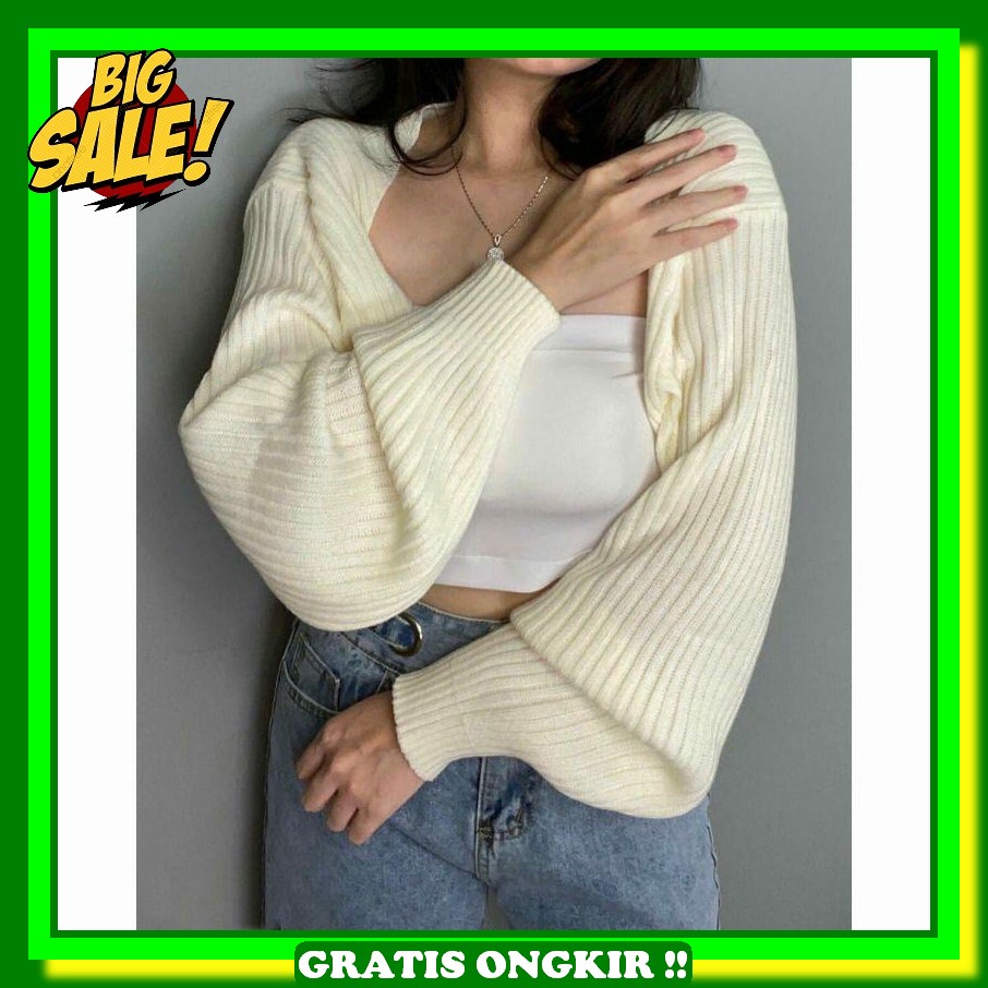 Cardigan Rajut Korea Cadigan Lengan Panjang Gardigan Korean Style Carigan Oversize Wanita Catdigan L
