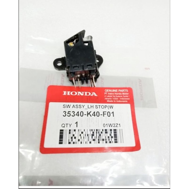 SWIT SWITCH LH STOP REM KIRI BELAKANG HONDA PCX 150/ADV 150 ORI K40