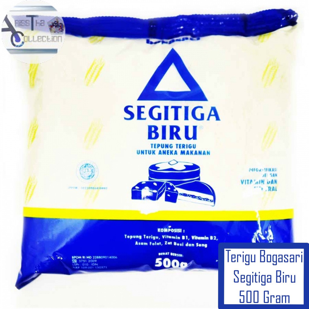 

Terigu Bogasari Segitiga Biru 500 Gr [500 Gram]