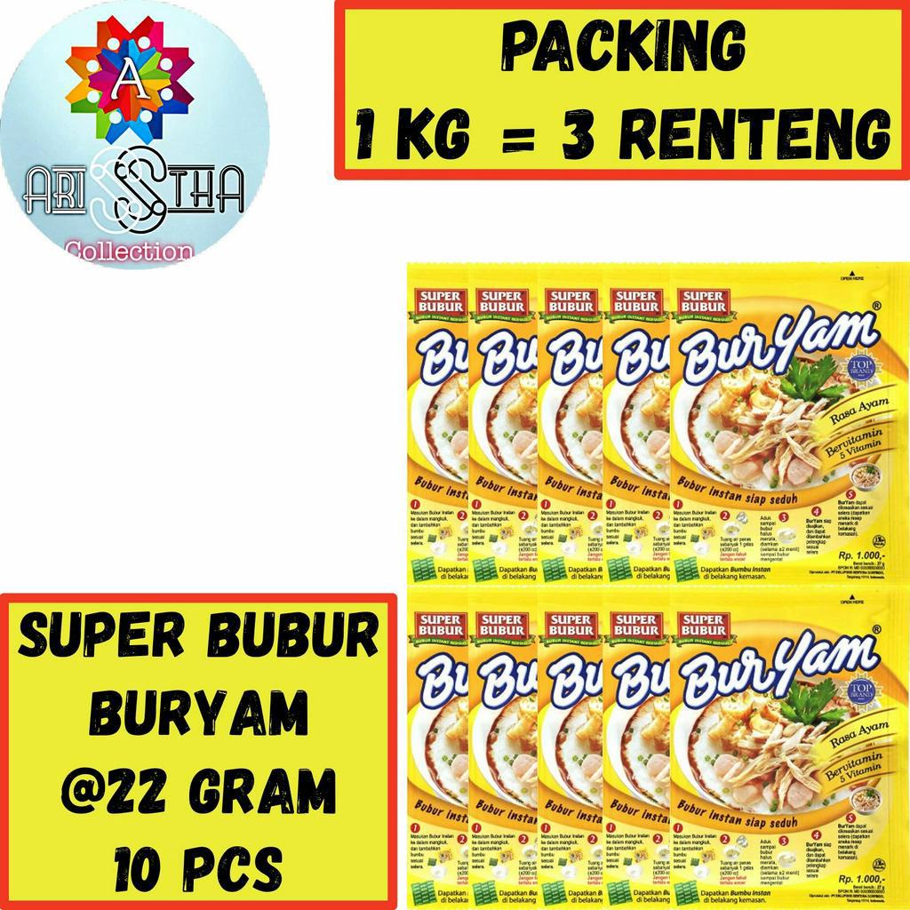 

Super Bubur Buryam 22 Gram 10 Pcs