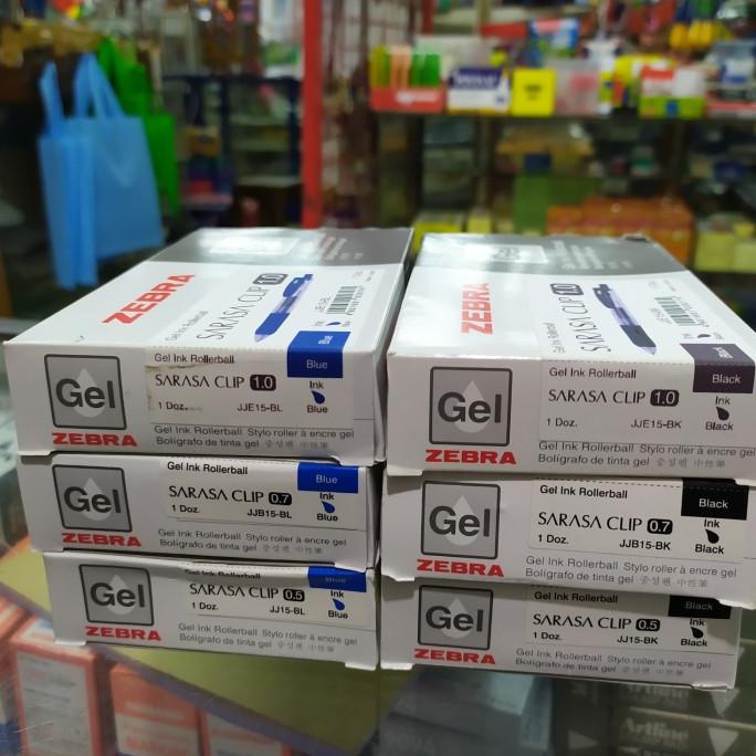 

pen sarasa 0.5/0.7/1.0 Black - Blue