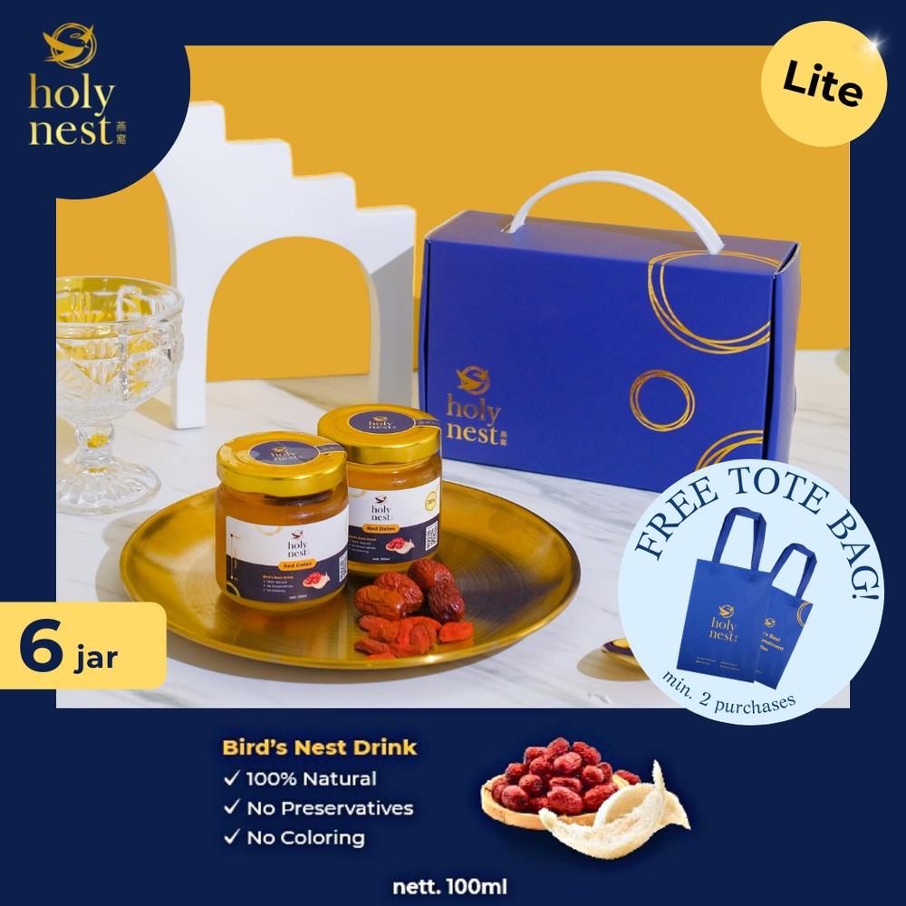 

Minuman Sarang Burung Walet 6 botol HOLYNEST Lite RED DATES Best Seller