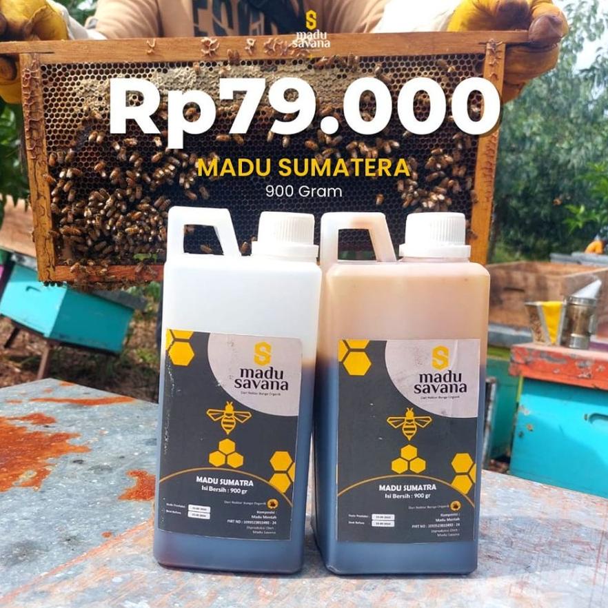 

Madu SAVANA Asli Murni 900 gr Nektar BUNGA akasia sumatera 100% Pure Raw Honey Alami akasia sumatra Terbaik Best Seller