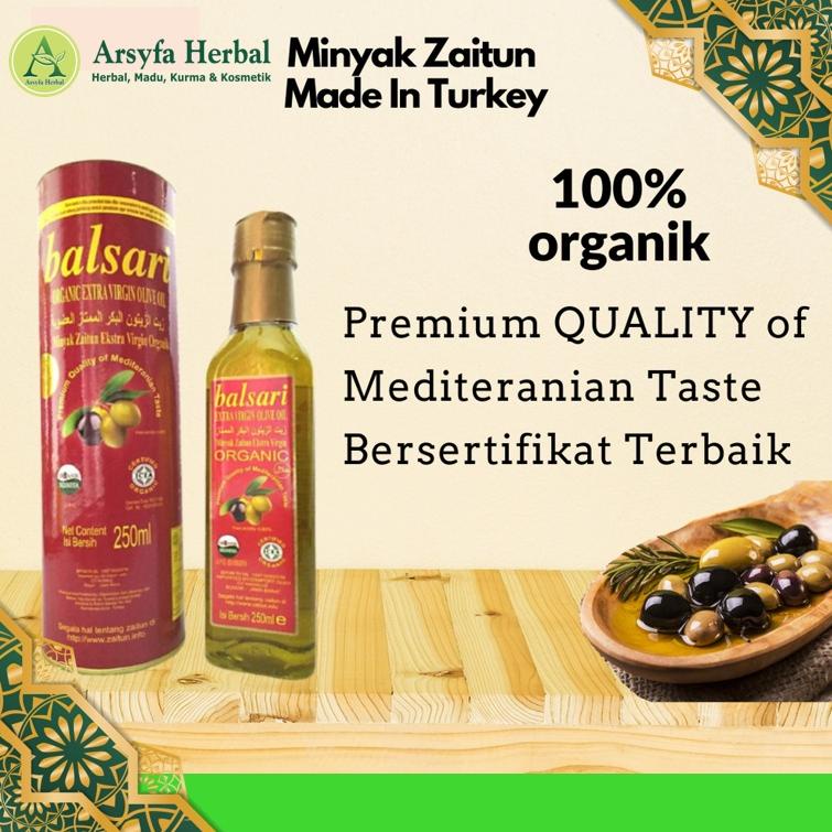 

MINYAK ZAITUN ORGANIC EXTRA VIRGIN BALSARI 250 ML Best Seller