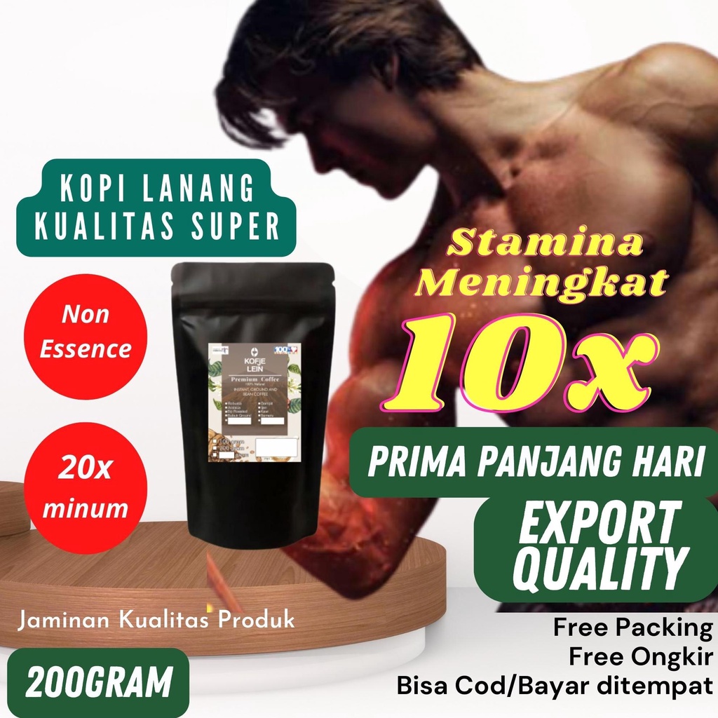 

Biji Kopi Lanang Penambah Stamina Pria Dewasa Kopi Robusta Roastbean Peaberry Asli Petik Merah Red Cherry Instan Tanpa Gula Medium Roasted Grean Bean Premium Export Quality Best Seller