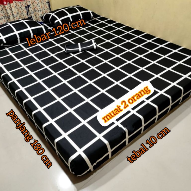 TERLARIS KASUR BUSA BERKUALITAS, AWET TIDAK MUDAH KEMPES  180x120x10 cm, ukuran 2 orang dewasa