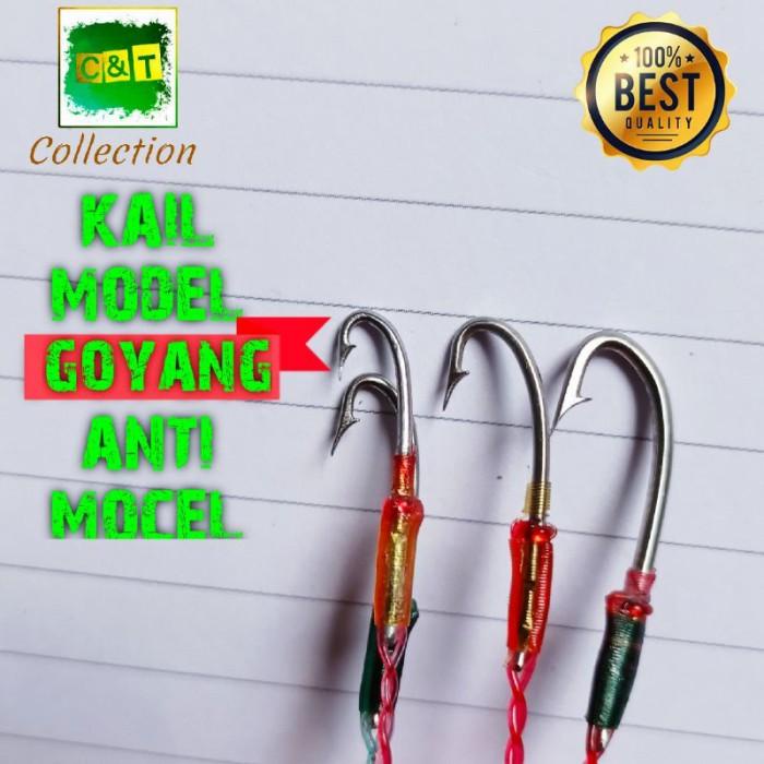 Terlaris Kail Pancing Urek Belut Pancing Belut Kail Model Goyang Satu Set